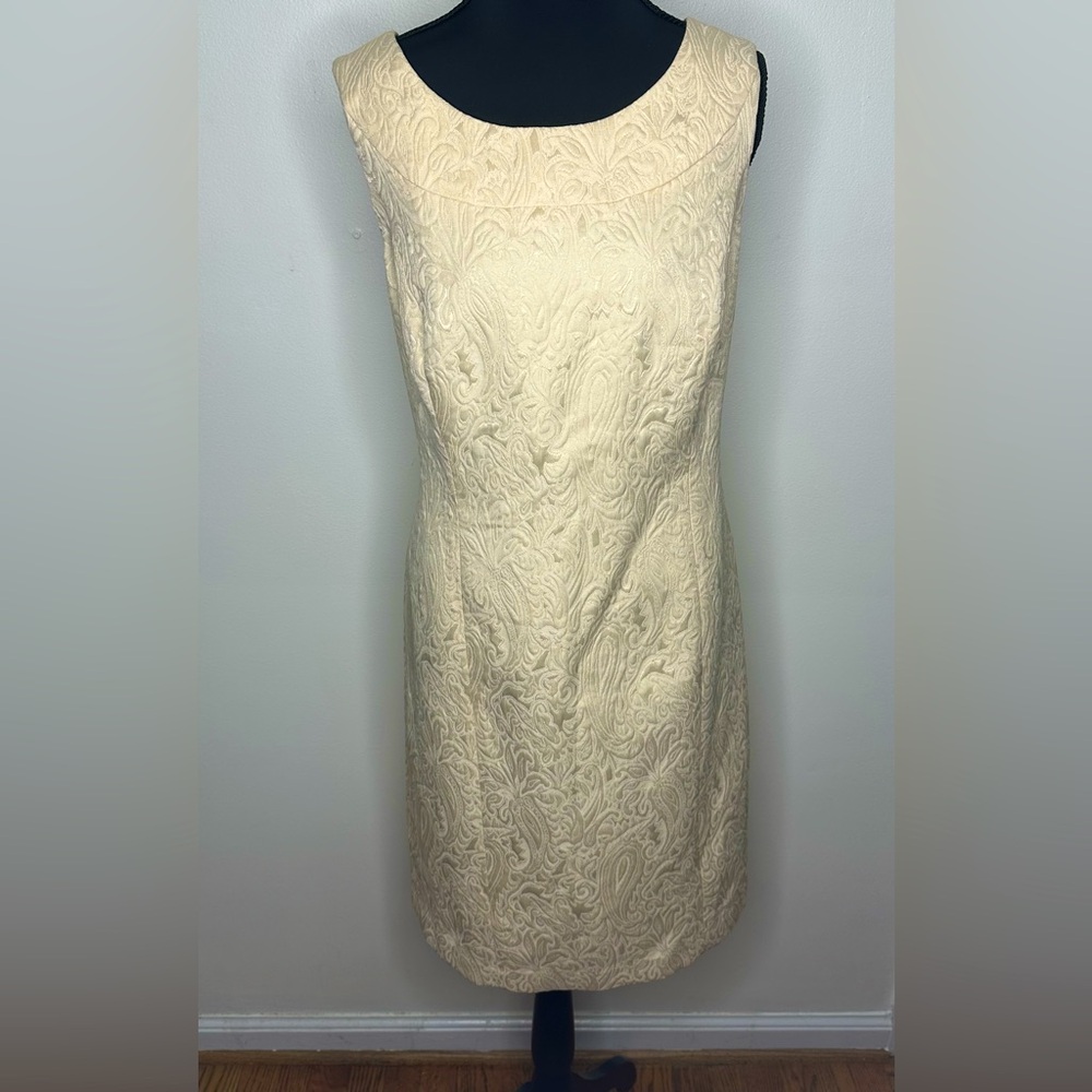 Talbots women’s sz 14 suit dress- cream color, classic! NWT